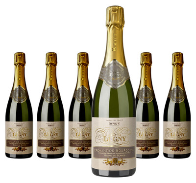 6 x Cave de Lugny Crémant de Bourgogne Brut Blanc de Blancs