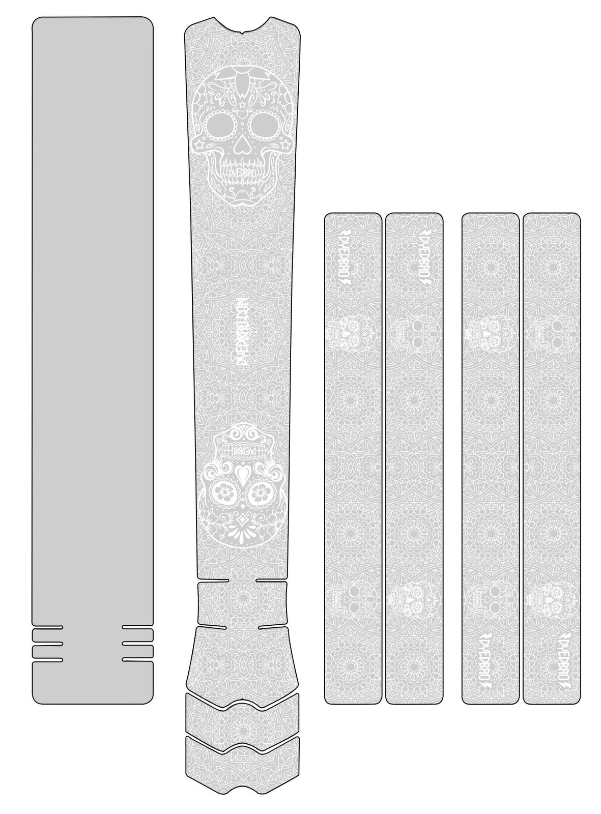 Защита рамы из крашеного бруса цвет D _a de Muertos Белый 5990₽