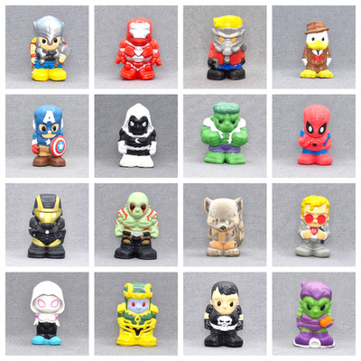 OOSHIES Marvel - Auswahl A - Iron Man, Capt America, Thor, Spider-Man - WÄHLEN
