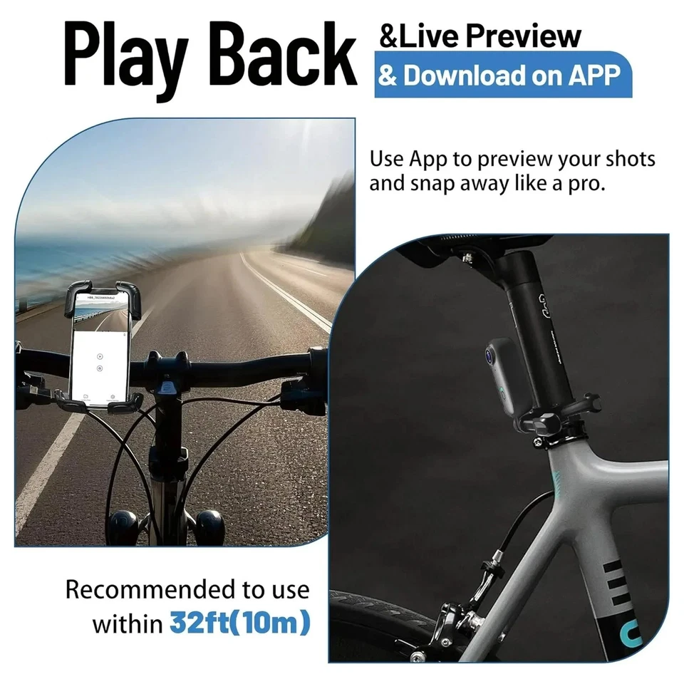 128GB UHD 4k Mini Body Camera Wearable Action Body Cam, Thumb Size Hands - Image 4 of 4