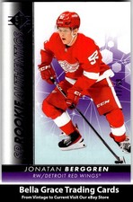 2022-23 SP Jonatan Berggren #138 Detroit Red Wings Purple /99 NHL Hockey