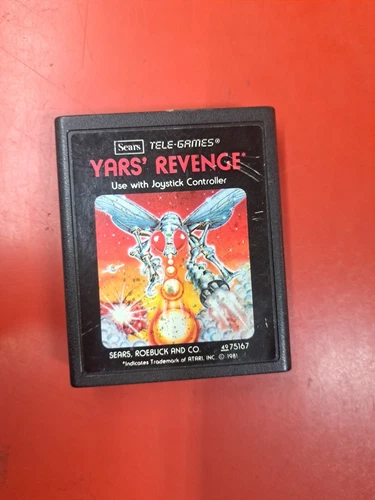 Atari 2600 Yars' Revenge Cart Only FREE Shipping!!