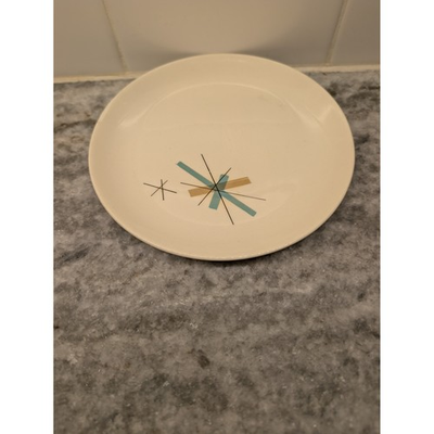 #ad Vintage Salem North Star Atomic Starburst 4 small plates $18.00