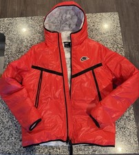 Nike Mens Winter Jacket Red And Black Size Medium Modern Style