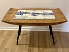 Table basse Scandinave années 50/60 bois et céramique – Voir descriptif