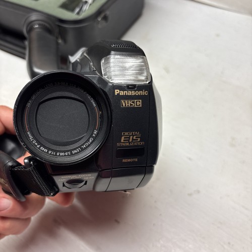 Panasonic Palmcorder Palmsight VHSC PV-L559 Camcorder 150x Zoom Kit w/ Case - Picture 6 of 11