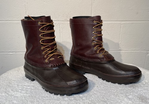 SCHNEE’s Bozeman Montana Mens Sz 14M Brown Leather Insulated Hunting boots W Box - Picture 3 of 20