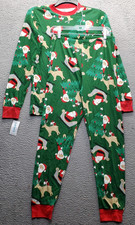 Carter's 2pc Pajama Set Unisex Adult M Multi Reindeer Christmas Holiday Print