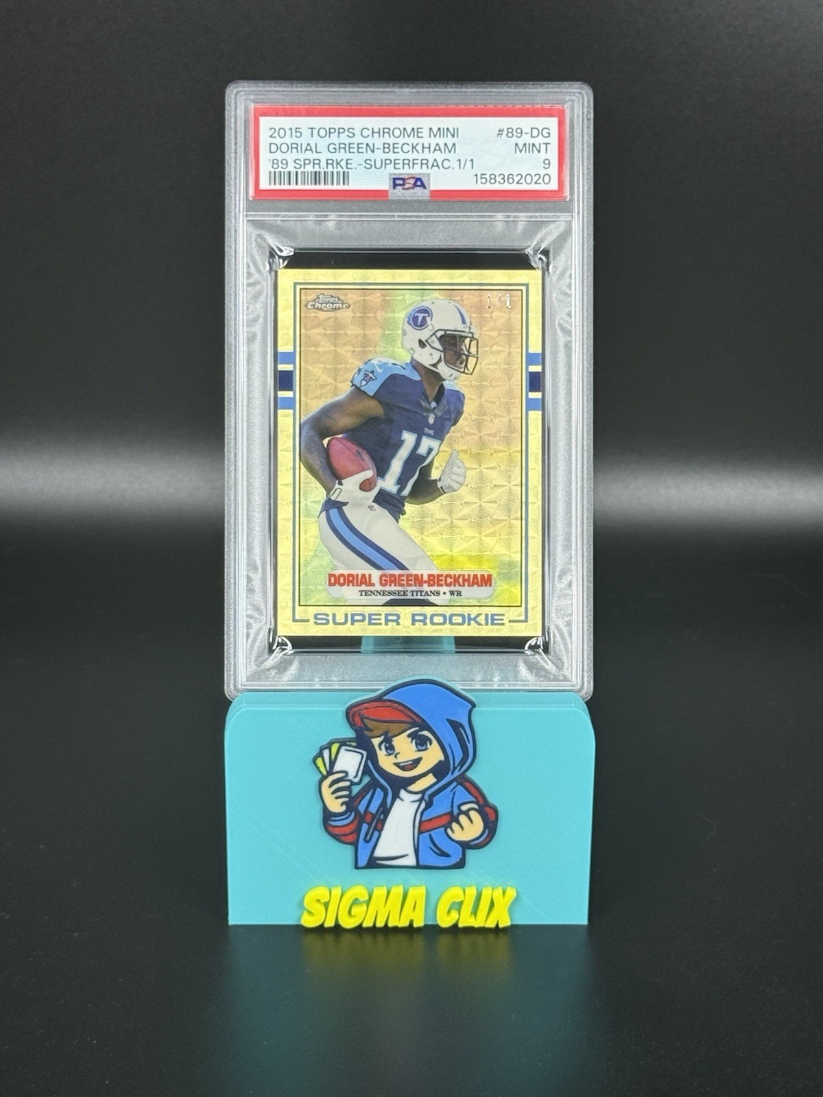 Dorial Green-Beckham RC SUPERFRACTOR 1/1 1989 PSA 9 2015 Topps Chrome MINI