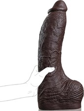 16 Inch XXXL Thick Dildo, 3.65 Inch Diameter Huge Dual Density Silicone Dildo wi