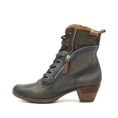 Pikolinos Damen Royal 877-9597 Stiefel Grau Reißverschluss Stiefeletten EU 37