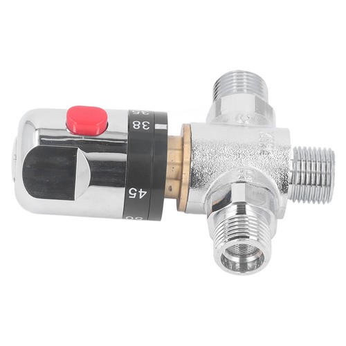 3-Wege-Thermostat-Mischventil DN15 Temperaturregelung Badezimmer-Wasserhahn - Bild 17 von 24