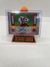 2025 Donruss Optic Jared Wiley Hashmarks Auto Silver Holo SP Kansas City Chiefs 