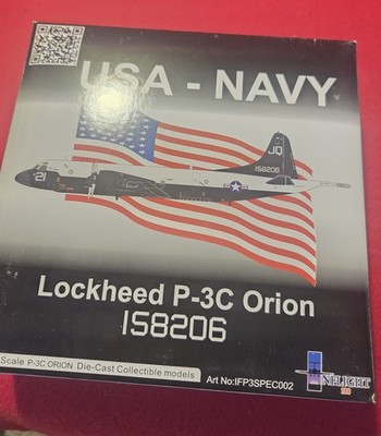 1:200 InFlight USA Navy Lockheed P-3C Orion Diecast Model. IFP3SPEC002