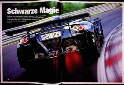Sport Auto 11/2009 Gumpert Apollo Sport mit 700PS im Supertest auf dem Nürburgri