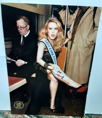 2014 Sexy Kate McKinnon Miss Long Island Shaving Long Legs Print Poster Ad