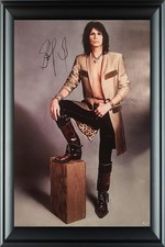 Aerosmith Steven Tyler Autographed Debonair Framed 24x36 Canvas Photo Video Proo