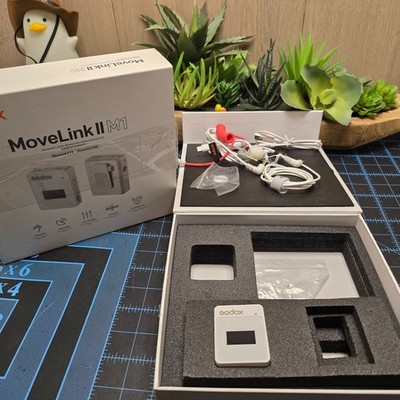  ️ Godox MoveLink II M1 RX 2.4GHz Wireless Receiver + Accessories   No TX  