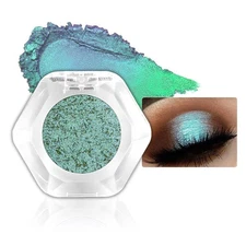 Chameleon Eyeshadow Palette: Color-Changing Green Pink Shimmer Multichrome