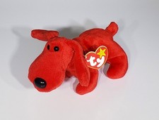 1996 Ty Beanie Babies Baby Red Rover Puppy Dog Plush Stuffed Animal Toy 6" NWT