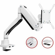 SIIG Ultra Heavy Duty Single Monitor Arm Desk Mount, VESA 75/100/200mm