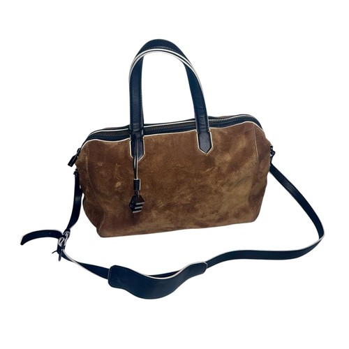 Elizabeth and James Scott Suede & Leather Shoulder Bag