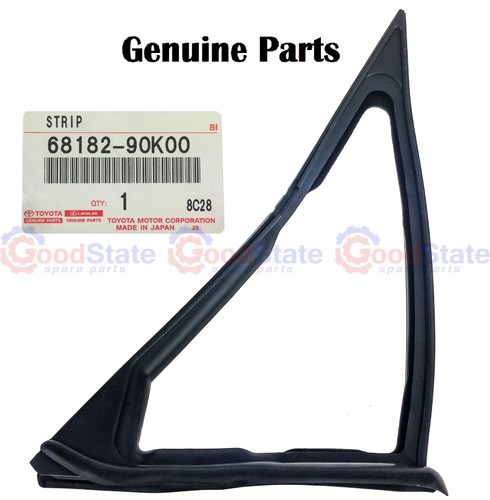 Genuine LandCruiser 70 Series Soft Top Front 1/4 Vent Window Weatherstrip Set - Picture 4 of 5