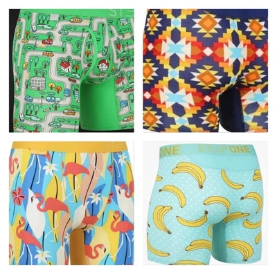 Step One Women’s Eco Boxers - Chub Rub Shorts Multiple Sizes And Patterns. Gift