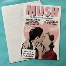 Matt Groening 1984 MUSH Greeting Card w/ Enve...