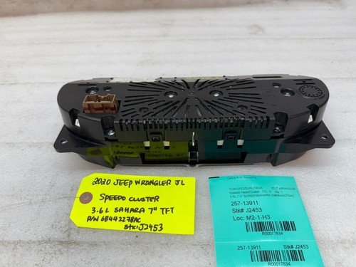 20 JEEP WRANGLER JL MÉTRICO 7" TFT VELOCÍMETRO CALIBRE CLÚSTER 68442278AC 18-23 - Imagen 9 de 12