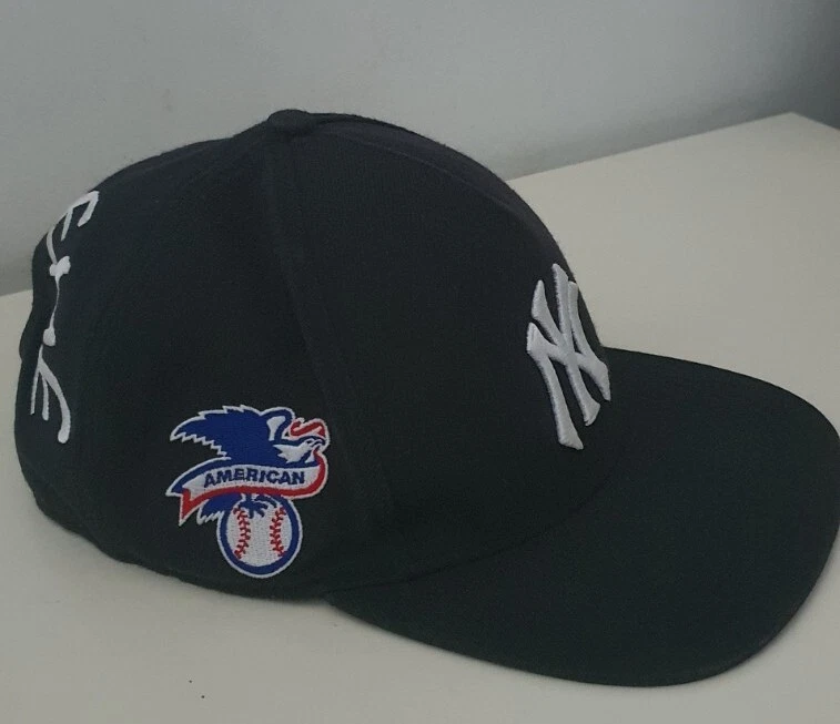 Casquette 5 panneaux marine marque SS15 Supreme x Yankees x 47 rare baseball 