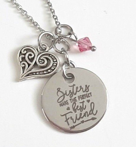 Personalized Gift Handmade Sister Necklace, Sisters Make the Perfect Best Friend - 第 1/7 張圖片