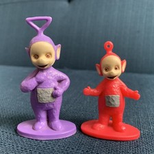 Vintage Teletubbies Purple Tinky Winky  Red Po PVC Figures 1998
