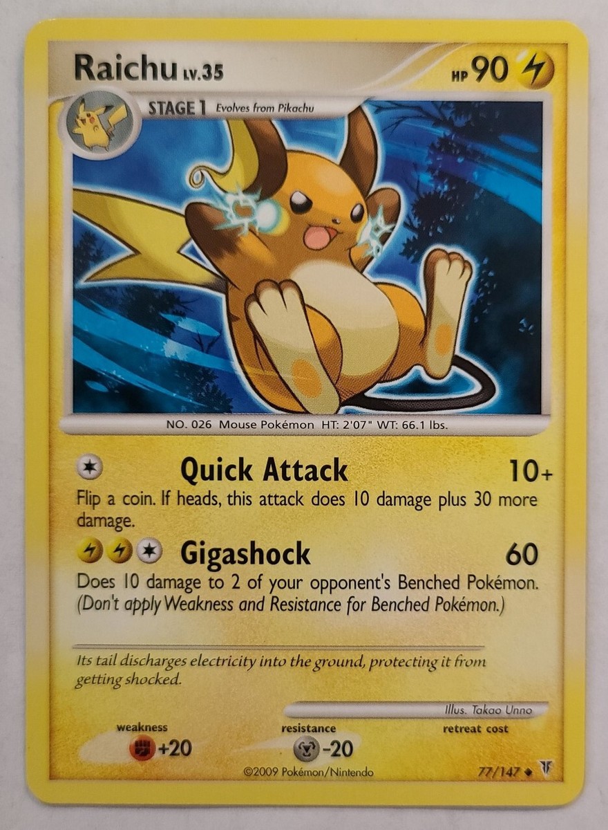 Pokémon RAICHU 77/147 Supreme Victors - Light Play 🍒 | eBay