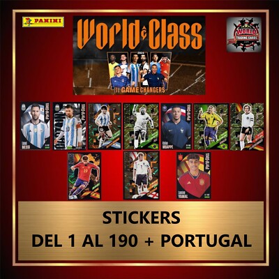WORLD CLASS 2024 -FROM 1 TO 190 +PORTUGAL SPECIALS -CHOOSE YOUR PANINI faults