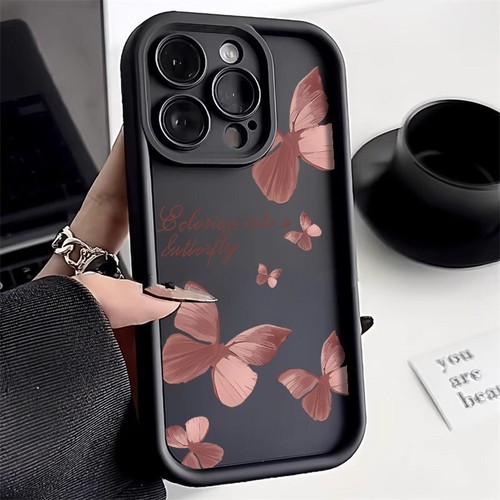 Butterfly Cell Phone Case For iPhone 16 15 14 Pro Max Plus 13 11 12 Shockproof - 第 3/10 張圖片