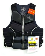 Body Glove Black Adult Men's Evoprene PFD Life Jacket Medium Brand New / Tag