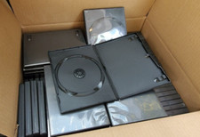 Lot 25 Premium DVD Single Cases Standard Black Replacement Boxes - 3 extra added