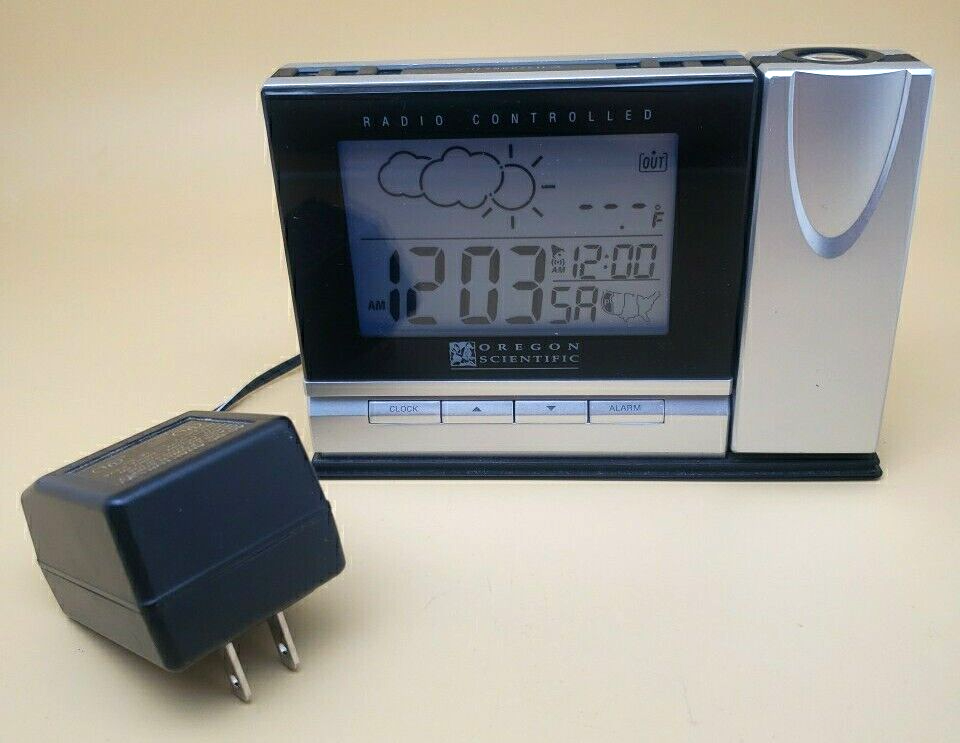 Oregon Scientific BAR338PA Radio Controlled Projection Barometer Clock *AS IS* eBay