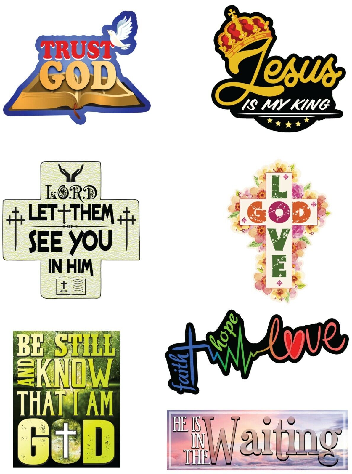 Faith Stickers, Bible Verse Stickers, Christian Stickers, God Stickers –  Neyastickershop