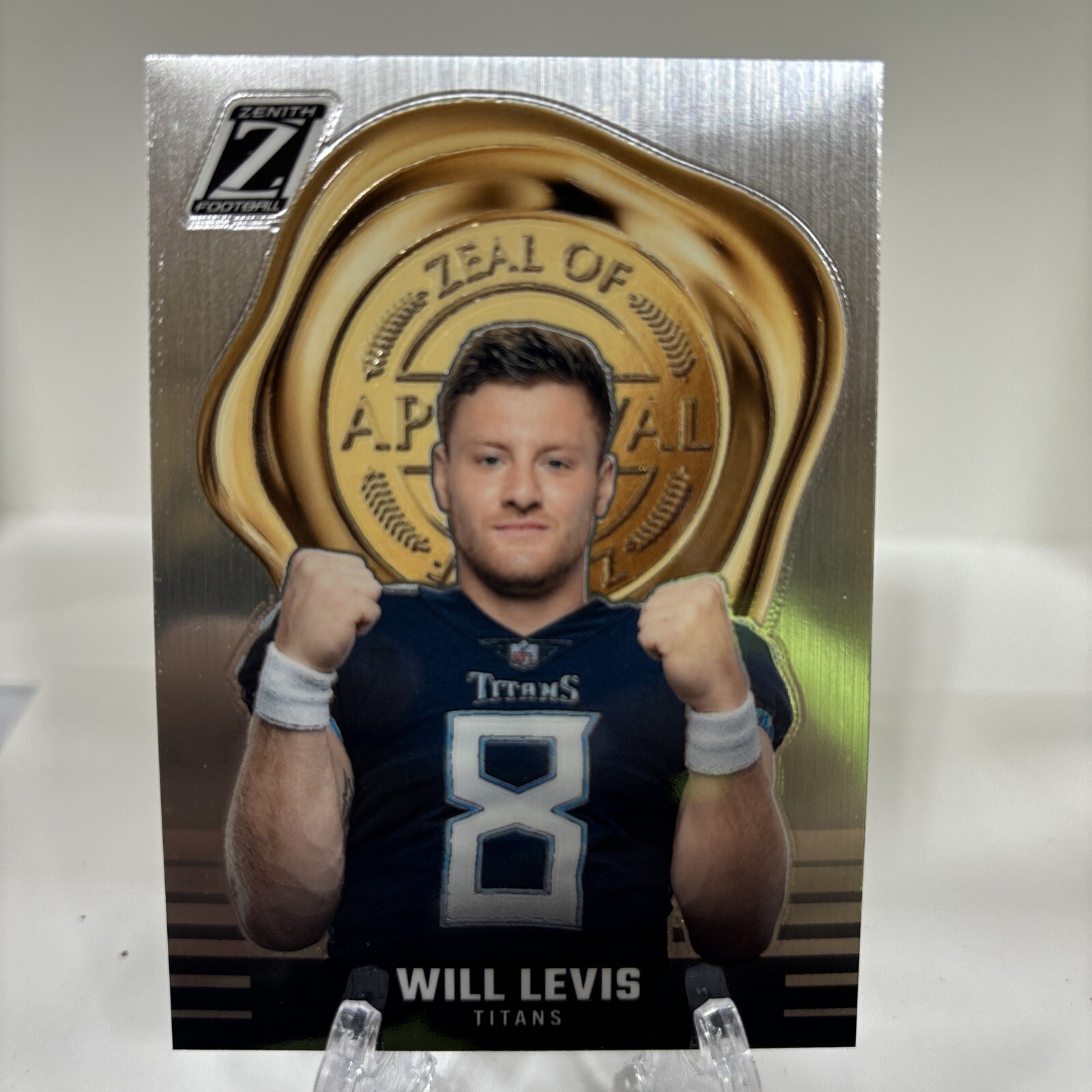 2023 Panini Zenith - Zeal of Approval #25 Will Levis (RC) Tennessee Titan Rookie