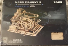 ROKR Marble Parkour Marble Run LG501 Robotime Plywood 3D puzzle New Sealed