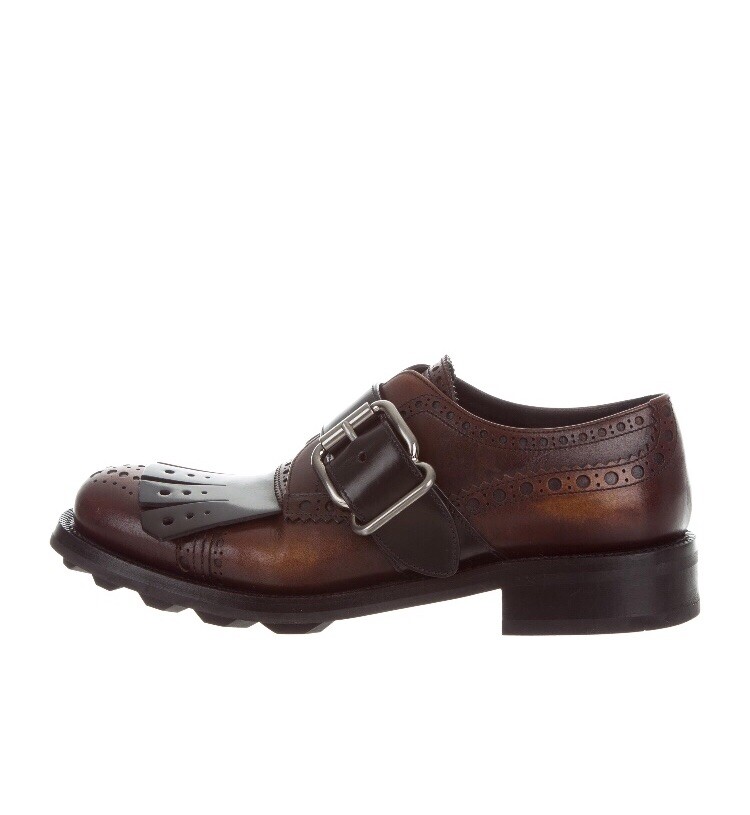 $1500 GRAIL PRADA Brogue Kiltie Loafer Prada Size 6 Is Like Size 8.5 image 2