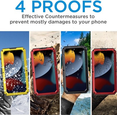 For iPhone 16 Pro Max 15 14 13 11 Metal Bumper Silicone Screeen Protector Case