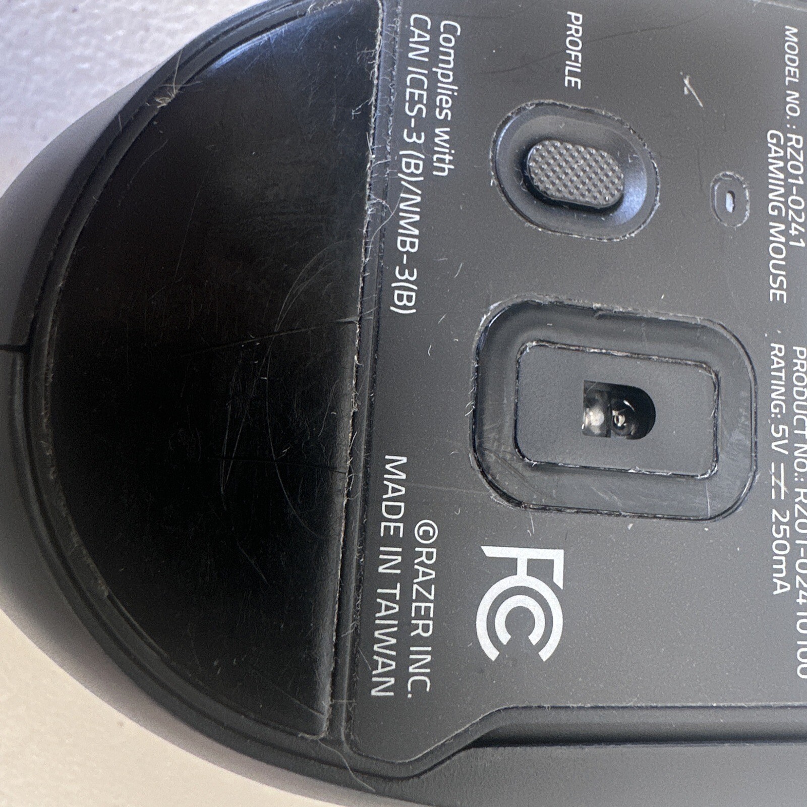 Razer Naga Trinity  Wired Gaming Mouse/ One Attachment Only