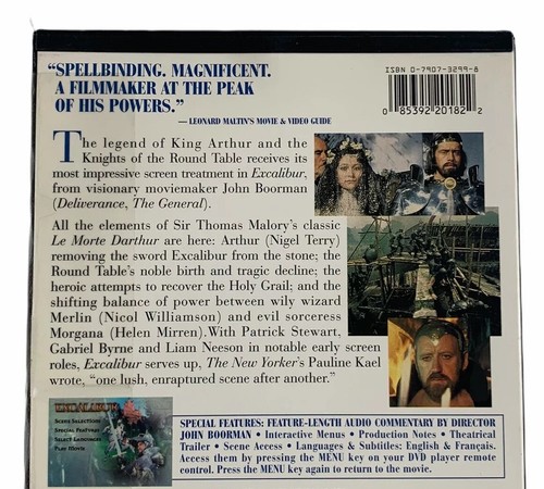 Excalibur (DVD, 1999) Forged By A God. Foretold By A Wizard. Found By A Man. - Picture 4 of 5