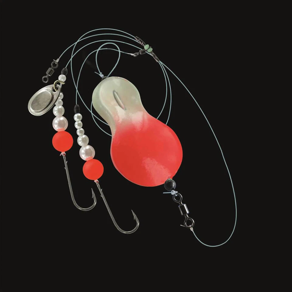 Jenzi Inline-Buttlöffel Monté 110Cm UV Rouge Blanc Plie De Mer - Photo 1/1