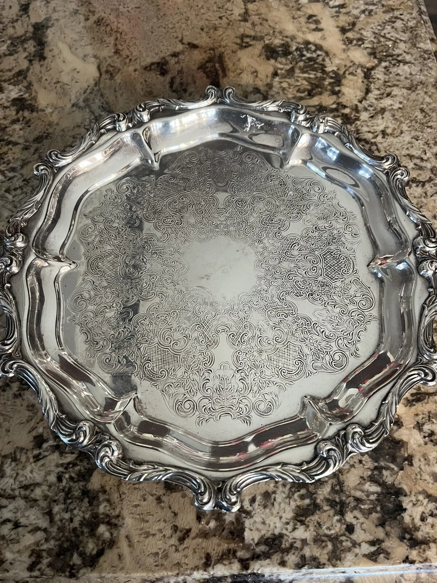Wallace Chippendale Chippendale Antique US Silver-Plated Platters