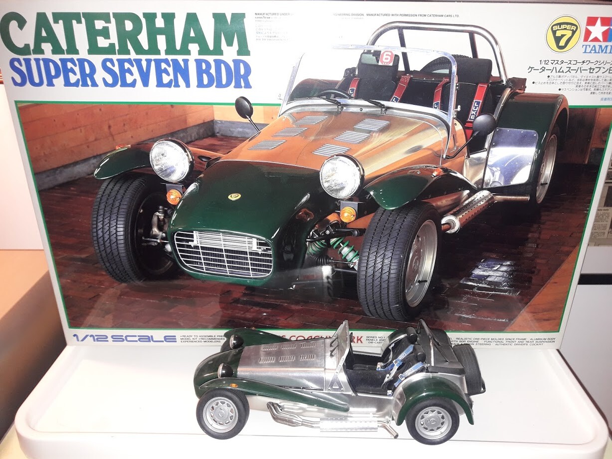 TAMIYA 1 12 Caterham 7 BDR Cosworth Seven NO BOX master series Rare Built kit BD TAMIYA 1 12 Caterham 7 BDR Cosworth Seven NO BOX master series Rare Built kit BD
