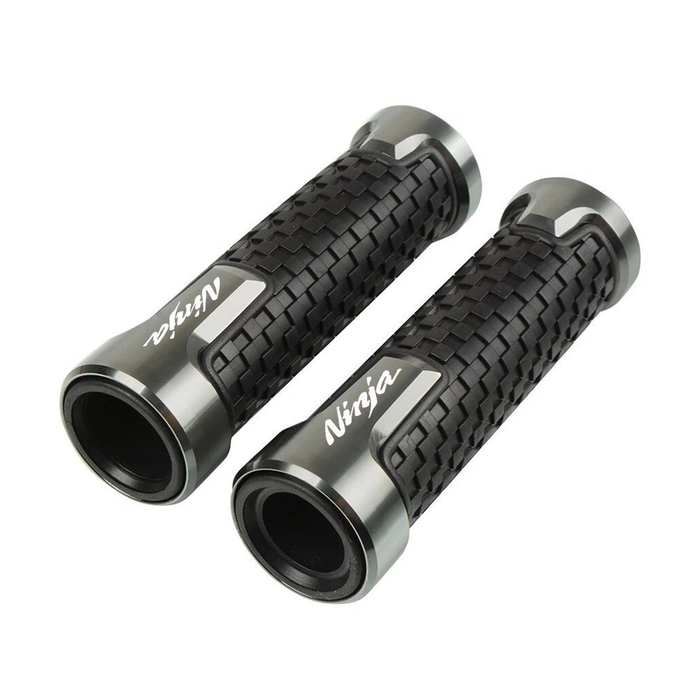 For Kawasaki Ninja 250 400 650 1000 SX ZX-6R ZX-10R 7/8 "22mm Handlebar Grips - Imagem 2 de 4